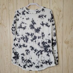 ❤️No Brand Black White Tie Dye marble Pullover Sweater